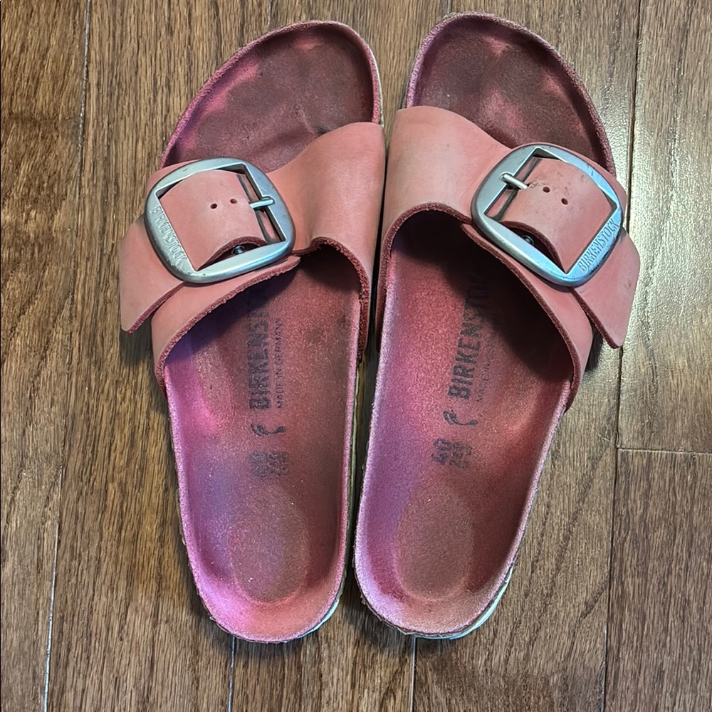Birkenstock Pink Madrid Sandals Big Buckle